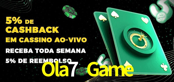 Promoções do cassino ao Vivo Ola7 Game